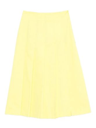 DRHOPE pleated skirt - Yellow