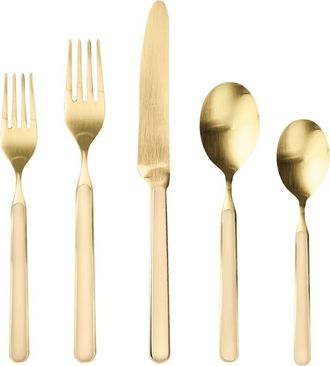Mepra Fantasia Flatware Set - 20 Pieces in Eggshell Yellow at Nordstrom