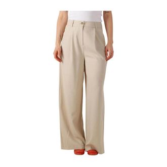 Modstr&ouml;m Dames, Broeken, Beige, Maat: XS