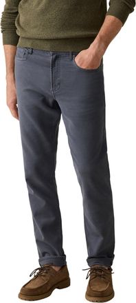 Faherty Mens Stretch Terry Chino, Navy, 32
