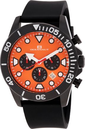Oceanaut Naval Chronograph Quartz Orange Dial Mens Watch OC1312