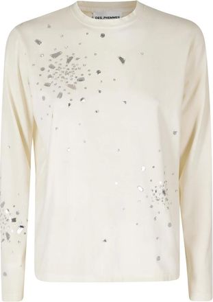 Des_Phemmes DES Phemmes - Long Sleeve T-shirt - Dames - Tops - Beige - Maat: XS