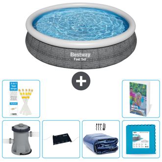 Bestway Piscina Bestway Fast Set Redonda - 366x76 Cm - 7-piezas S340