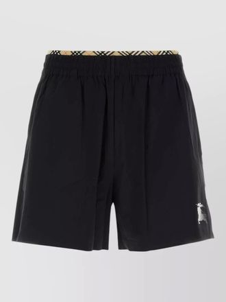 Burberry stretch nylon bermuda shorts back zip pocket