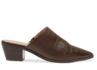 Chocolat Blu Womens Cellia Mule In Chocolate Croco