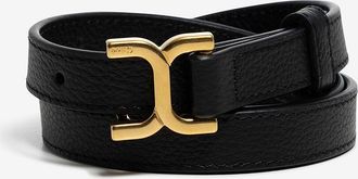 Chlo&eacute; Schmaler G&uuml;rtel aus genarbtem Leder Marcie Small - 18 mm