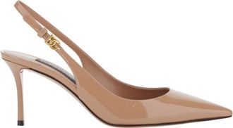 Dolce & Gabbana Pink Slingback Pumps