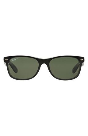 Ray-Ban New Wayfarer 55mm Rectangular Sunglasses in Transparent Black at Nordstrom