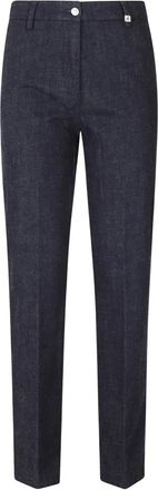 Myths Pantalone Lungo - Dames - Broeken - Blauw - Maat: M Katoen
