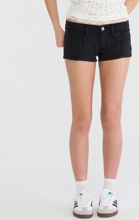 A&eacute;ropostale Super Low-Rise Micro Denim Shorts