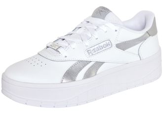 Reebok Classic Sneaker REEBOK CLASSIC REEBOK COURT ADVANCE SURGE, Damen, Gr. 37,5, ftwrwei&szlig;, grau1, chromepeyer20, Leder, Synthetik, Schuhe Sneaker