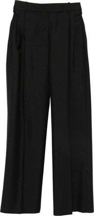 R&oacute;he Layered-effect Pleated Trousers