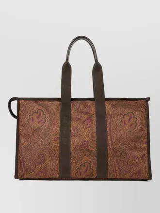 Etro paisley-print travel tote bag xl