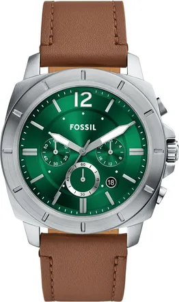 Fossil Mens Privateer 45mm Chronograph, Stainless Steel Watch, BQ2821