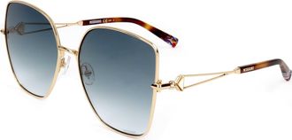 Missoni Womens 59 mm Green Sunglasses