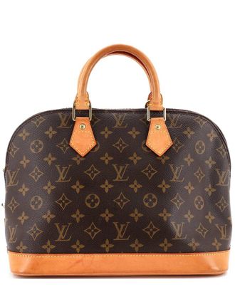 Louis Vuitton Brown Monogram Canvas Alma Pm (Authentic Pre-Loved)