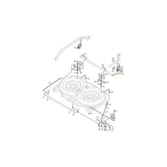 STIGA Sports Placa Soporte Izquierdo Ajustable 92-107 Original Stiga - 1134-4304-01