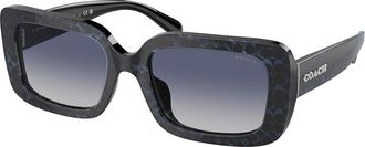 Coach HC8380U CL922 57654L Womens Sunglasses Blue Size 54