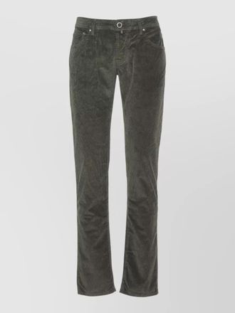 Jacob Cohen corduroy cotton trousers handkerchief five pocket