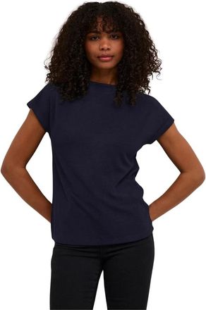 Karen by Simonsen Nachtelijke Hemel Tee Top - Dandy KB - Dames - T-shirts - Blauw - 2XS - Tops