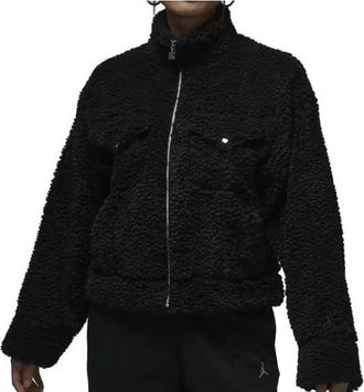 Nike Jordan (WMNS) Air Jordan Teddy Jacket Black FD7169-010
