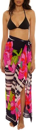 Trina Turk Bougainvillea Cover-Up Pareo in Multi at Nordstrom