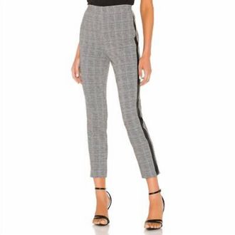 Bailey 44 Womens Aubrey Plaid Pant In White/black