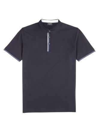 Olymp Poloshirt OLYMP OLYMP Wirk Casual - Polo, Herren, Gr. S, blau (marine), Piqu&eacute;, Obermaterial: 100% Baumwolle, regular fit, Shirts Poloshirt