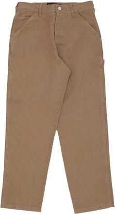 Iuter Katoenen Timmerman Broek Aarde - Heren - Straight fit broeken - Groen - W28 - Katoen - Broeken