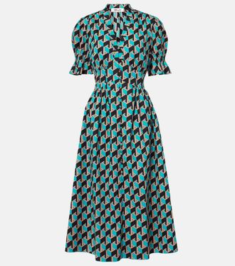 DIANE VON FURSTENBERG リヨセル&ウール混 ミディワンピース 美品(8) DIANE VON FURSTENBERG ノースリーブワンピース - メルカリ