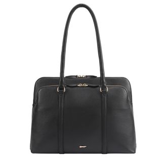 Paul Costelloe Womens Aldan Leather Shoulder Bag - Black - One Size