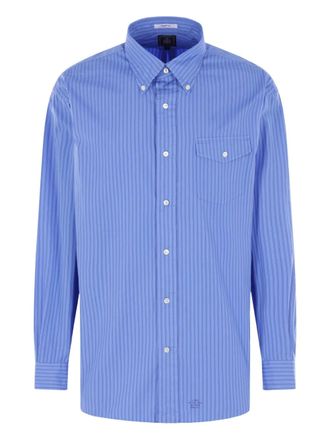 J.Press striped pocket shirt - Blue
