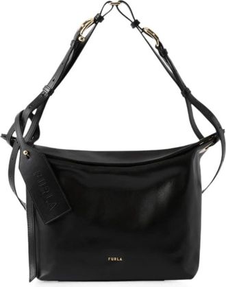 Furla Schoudertas - Dames - Schoudertassen - Zwart - ONE Size - Leer - Tassen