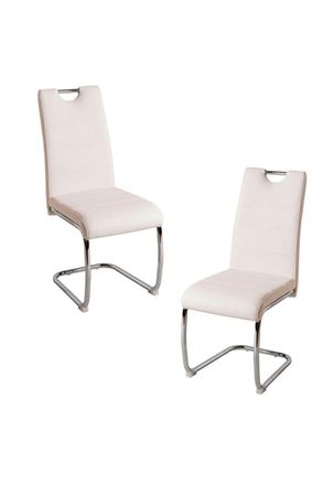 Regalos Miguel Regalos Miguel - Packs Sillas Comedor - Pack 2 Sillas Hallen Polipiel - Blanco