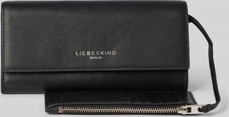 Liebeskind Portemonnaie mit Label-Print Modell Valentina in Black, Größe 1