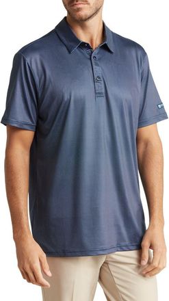 Tom Baine Performance Geometric Polo in Navy at Nordstrom Rack, Size Small