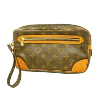 Louis Vuitton Pre-owned Clutches, male, Brown, Size: ONE SIZE Pre-owned Marly Dragonne GM Clutch