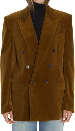 Saint Laurent Mujer, Chaquetas, Marr&oacute;n, Talla: M