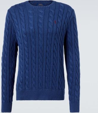 Polo Ralph Lauren Pullover in cotone a trecce