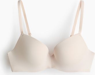 H&M Push-up-BH aus Mikrofaser - Hellbeige