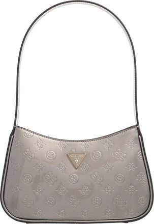Guess Hobo Bags - Arnela Top Zip Shoulder Bag - silver - Hobo Bags for ladies