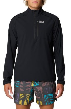 Mountain Hardwear Sunshield Half Zip in Black at Nordstrom, Size Xx-Large