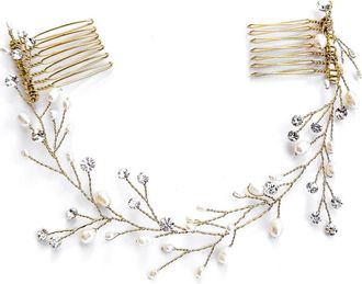 Brides & Hairpins Zylina Halo Comb in Gold at Nordstrom