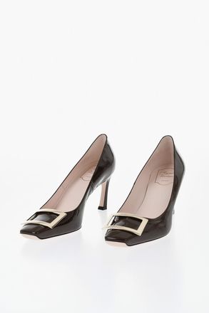 Roger Vivier Patent Leather Pumps TROMPETTE with Front Detail 6cm Roger Vivier