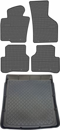 OEM Volkswagen Passat B6 Sed&aacute;n De 2005 A Octubre De 2009. Juego De Alfombrillas De Goma Para Coche Y Alfombrilla Para Maletero