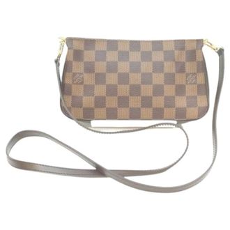 Louis Vuitton Pre-owned Cross Body Bags, female, Brown, Size: ONE SIZE Pre-owned Damier Shoulder Bag