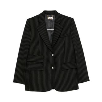 Elisabetta Franchi Gi24766E2 Jacket - female - Elisabetta Franchi - Blazers - Black - M - Jackets