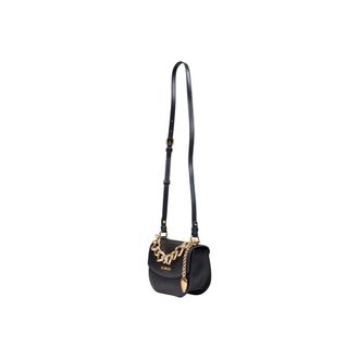 Love Moschino Gold-Chain Shoulder Bag - Black