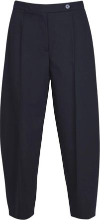 Liviana Conti Tapered Broeken - Dames - Broeken - Zwart - S - Broeken