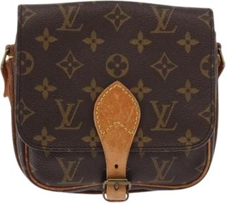 Louis Vuitton Pre-owned Cross Body Bags, female, Brown, Size: ONE SIZE Pre-owned Vintage Canvas Cross Body Bag
